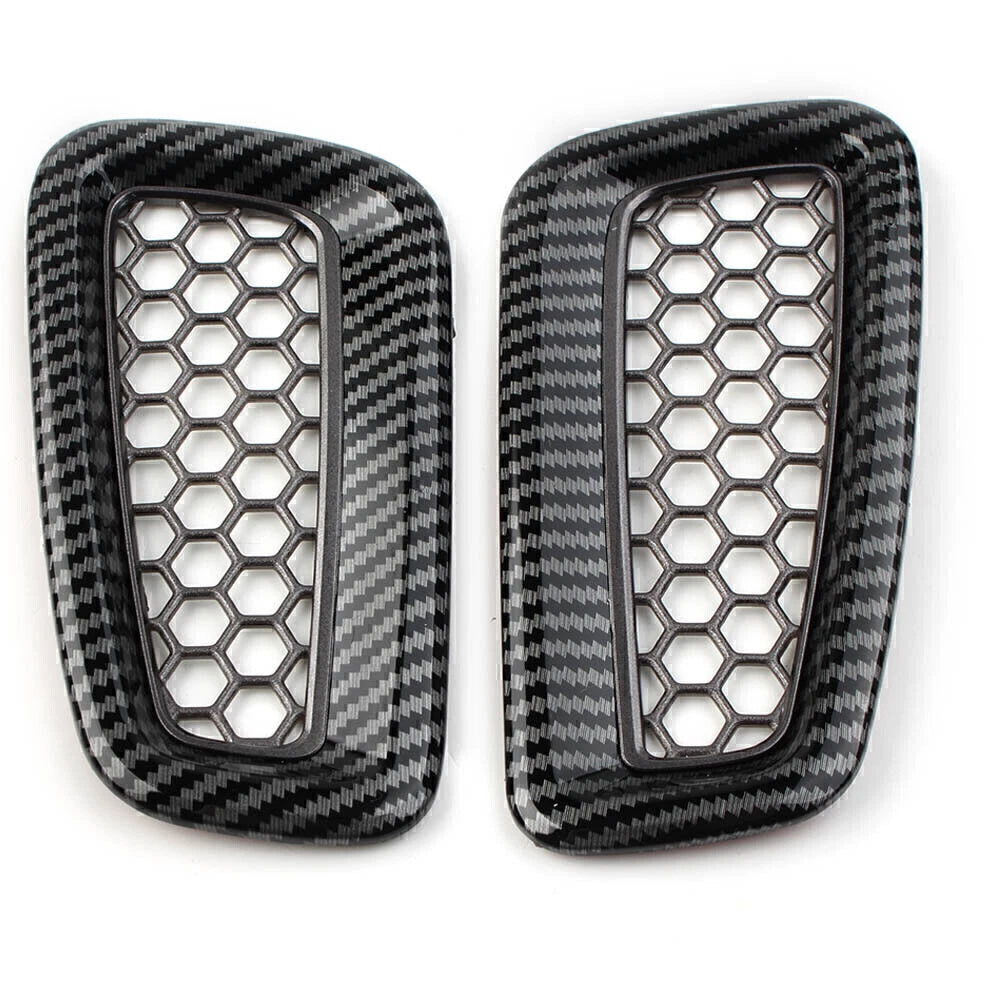 Carbon Fiber Dashboard L&R Air Outlet Vent Cover for 2022 Honda Civic 11th