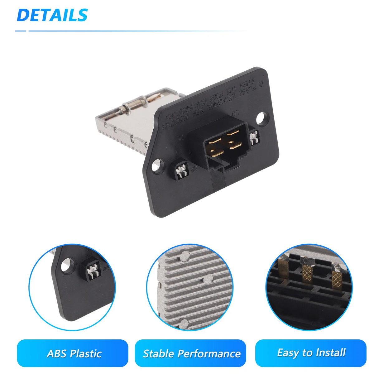 Blower Motor Resistor No.AB3919A706AA for Ford Ranger (2015-2023)