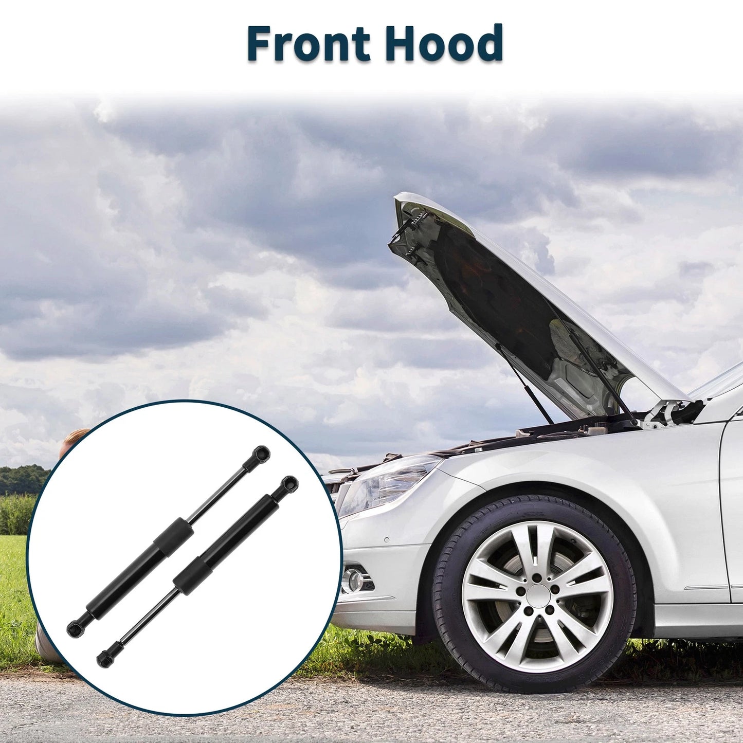 Front Hood Lift Supports Struts for Porsche 911 Boxster (1999-2004)
