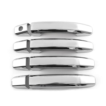 Chrome 4Dr Door Handle Covers Bezel Kit for 2014-2018 Chevy Silverado GMC Sierra