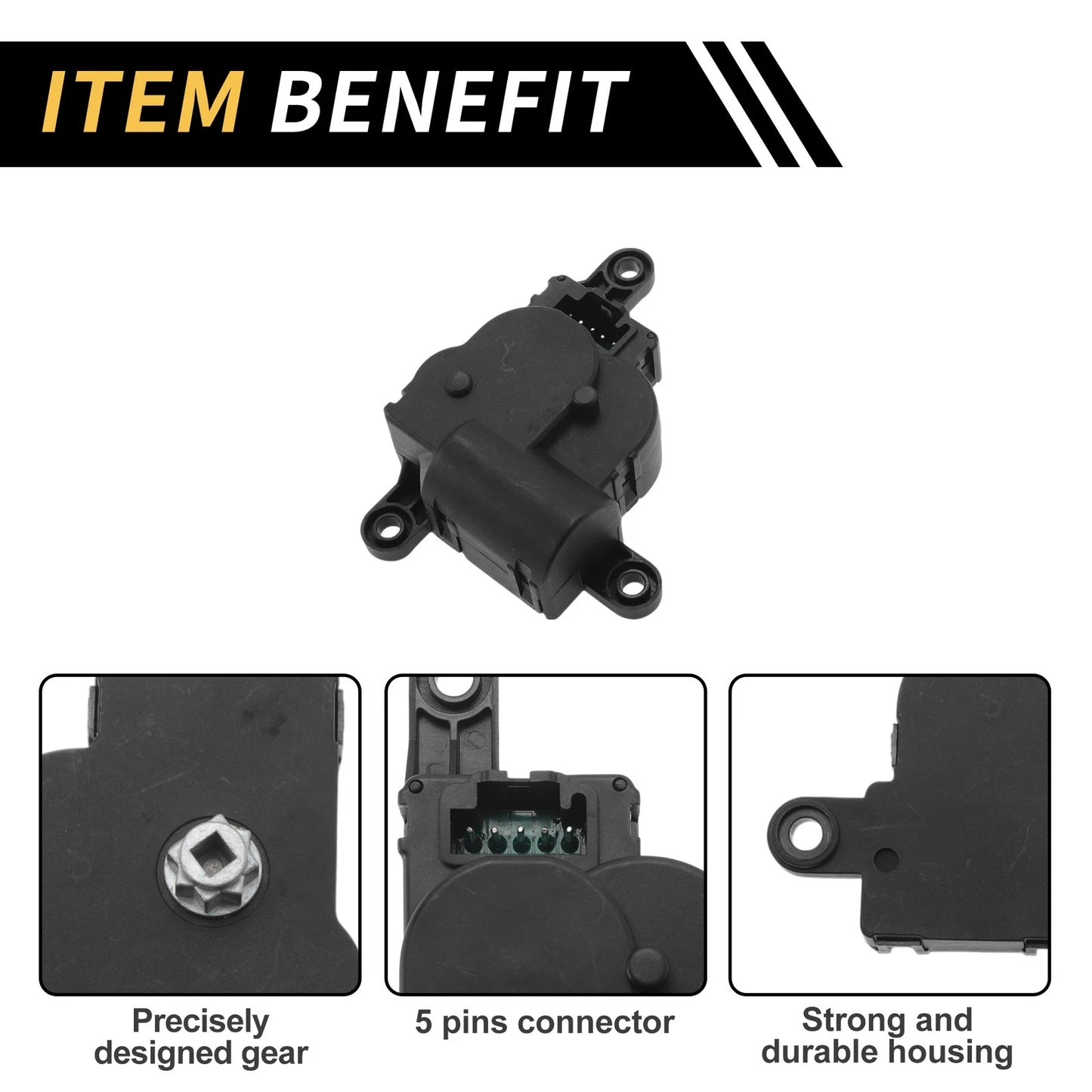 1 x HVAC Heater Blend Door Actuator for Chrysler Grand Voyager (2000-2000)