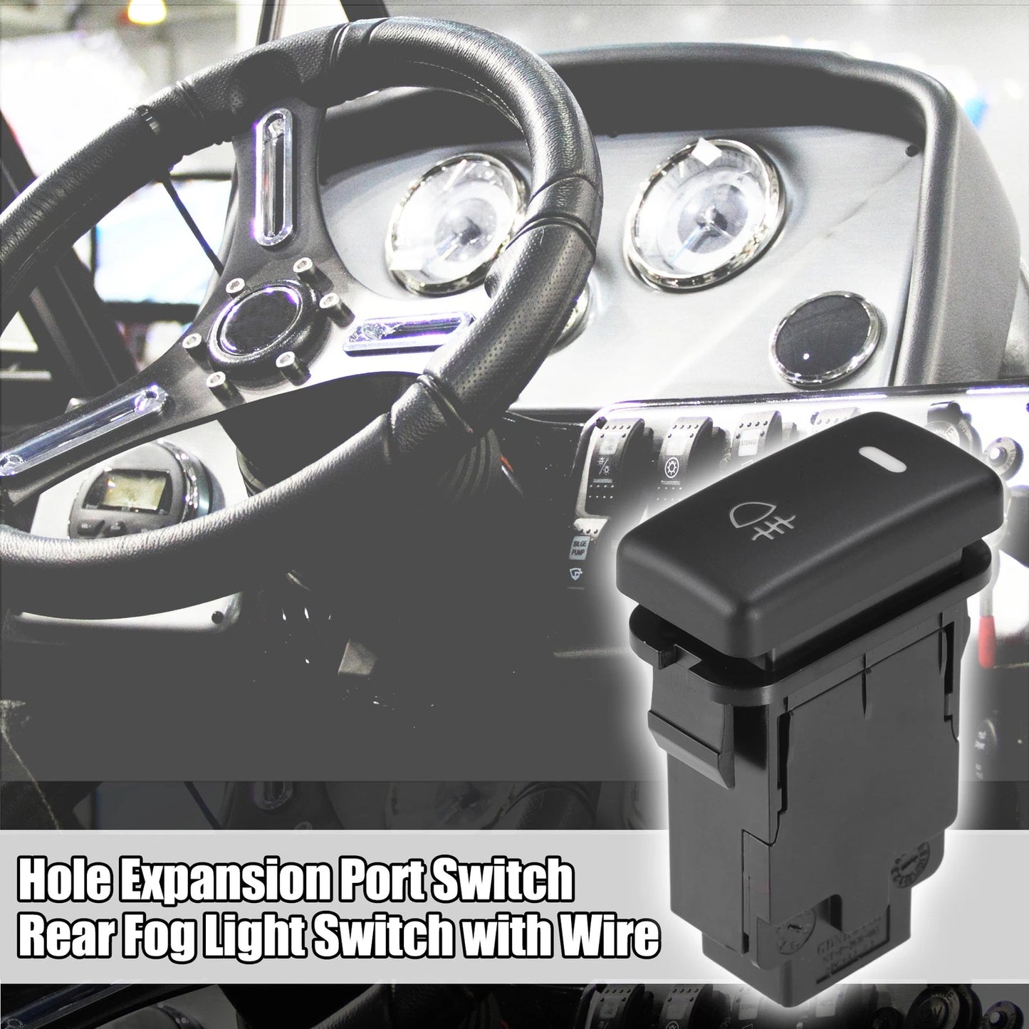 Hole Expansion Port Switch Rear Fog Light for Toyota Alphard ANH10 (2002–2008)