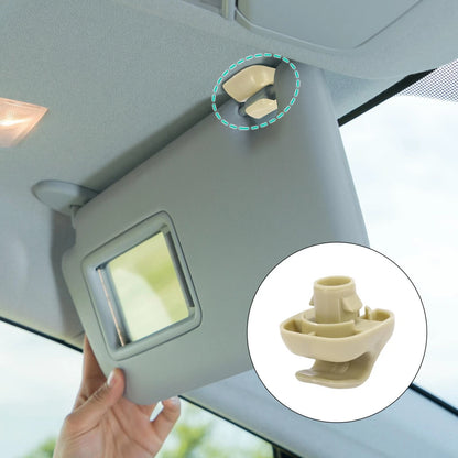 Beige Sun Visor Hook Clip for Honda Civic (1996-2008)