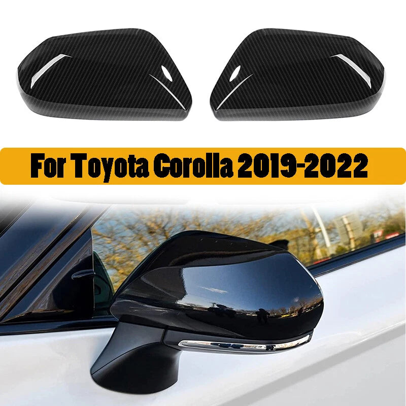 Carbon Fiber Side Door Rearview Mirror Cover for 2019-2022 Toyota Corolla
