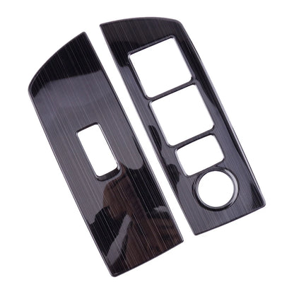 Black Titanium Window Switch Cover Trim for Mazda CX-9 (2016-2022)