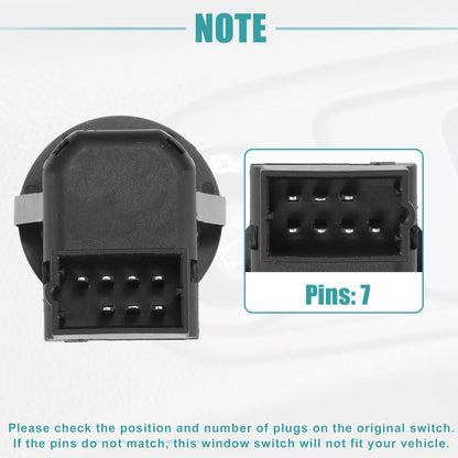 Power Rear View Mirror Remote Control Switch for Ford (93-97)