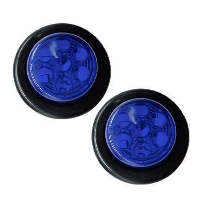 Blue Side Marker Light for Truck Trailer Rund Clearance Lamp