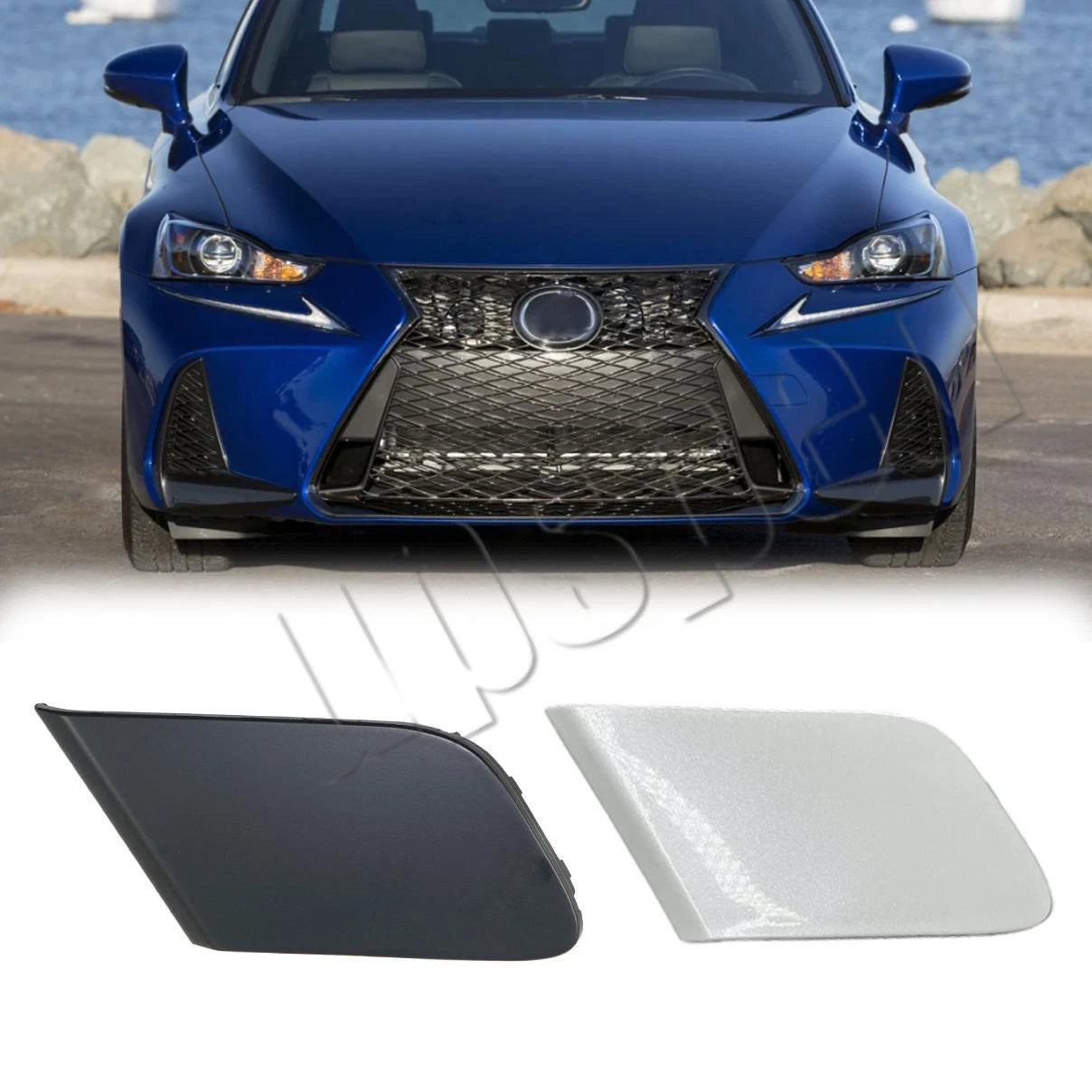 Front Bumper Tow Hook Hole Cover Cap for Lexus IS300 IS350 (2017–2020)