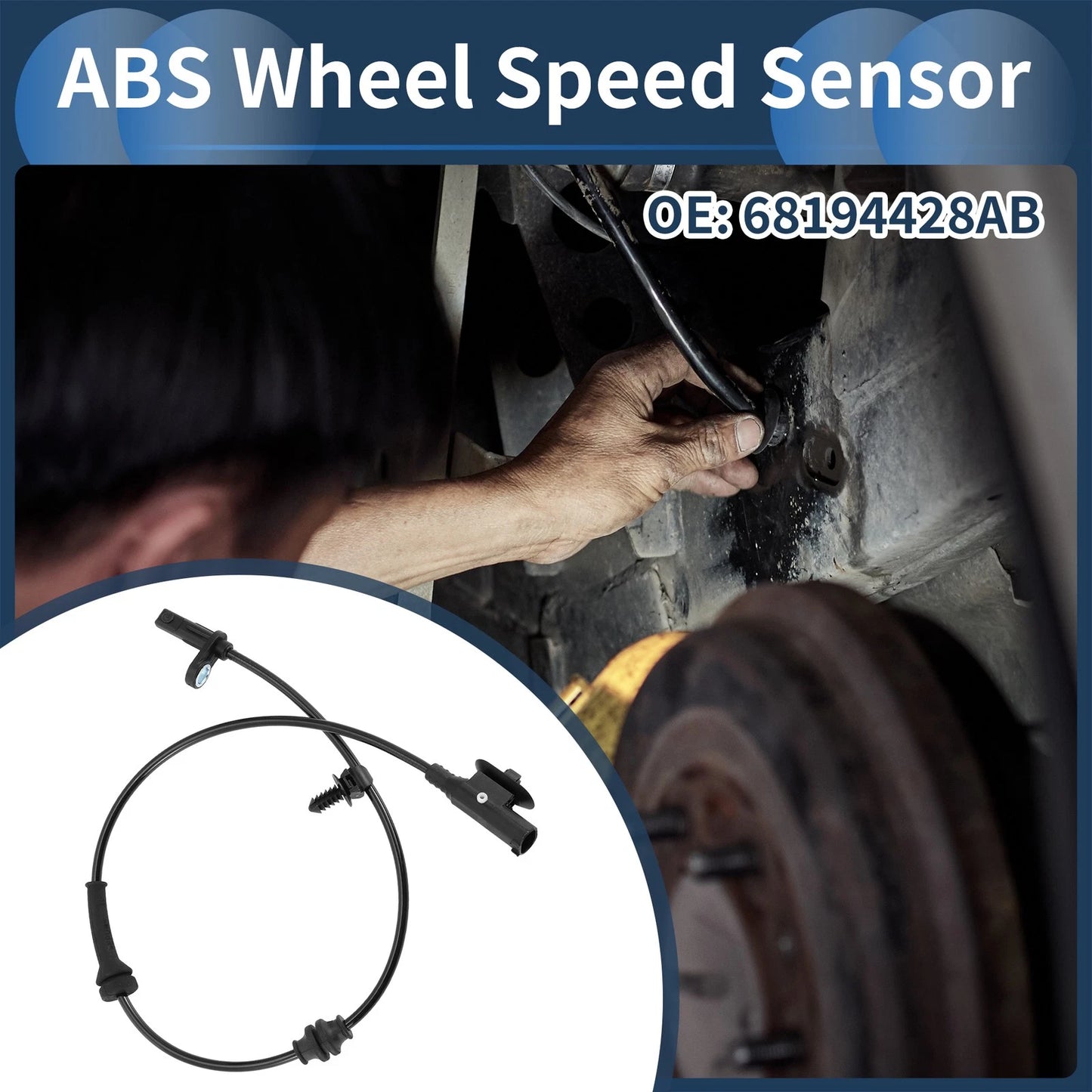 ABS Wheel Speed Sensor for Dodge Dart (2014 - 2016) Rear