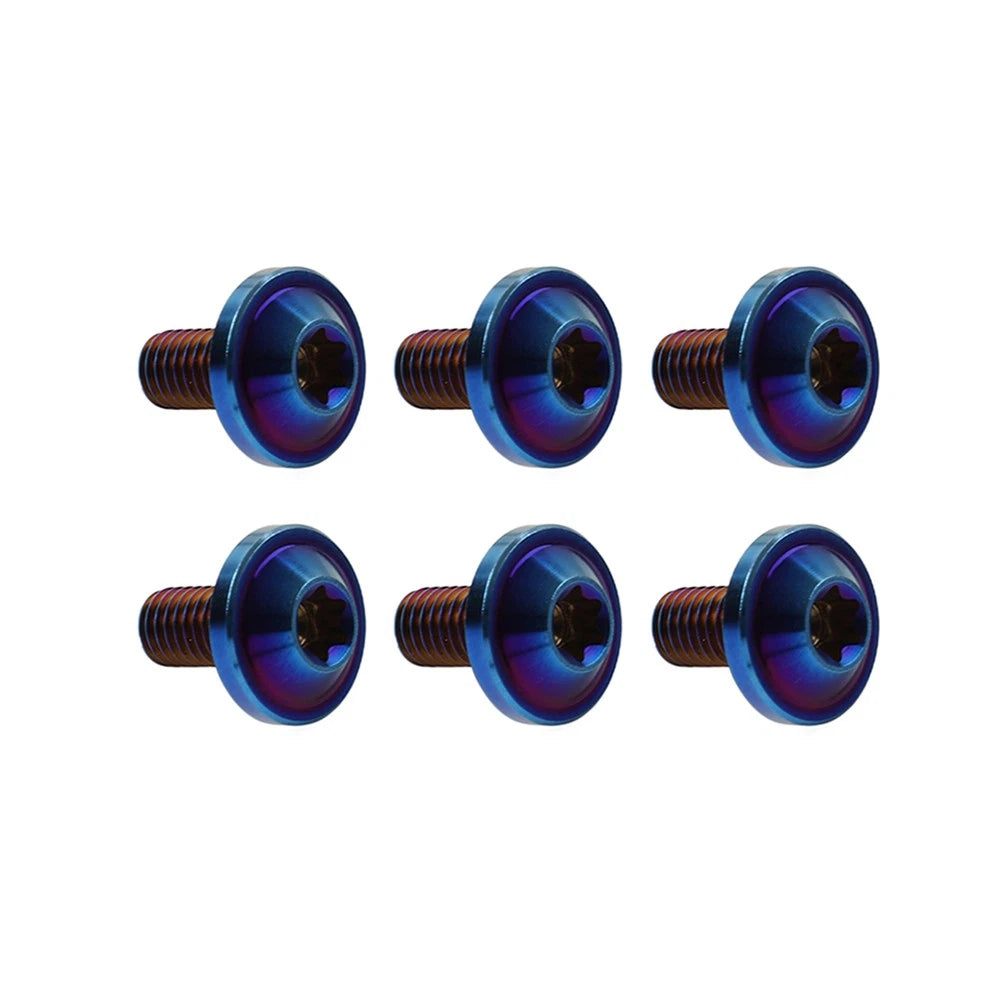 6 x M5x30mm Titanium Alloy Torx Head Bolts for Bike Motorcycle