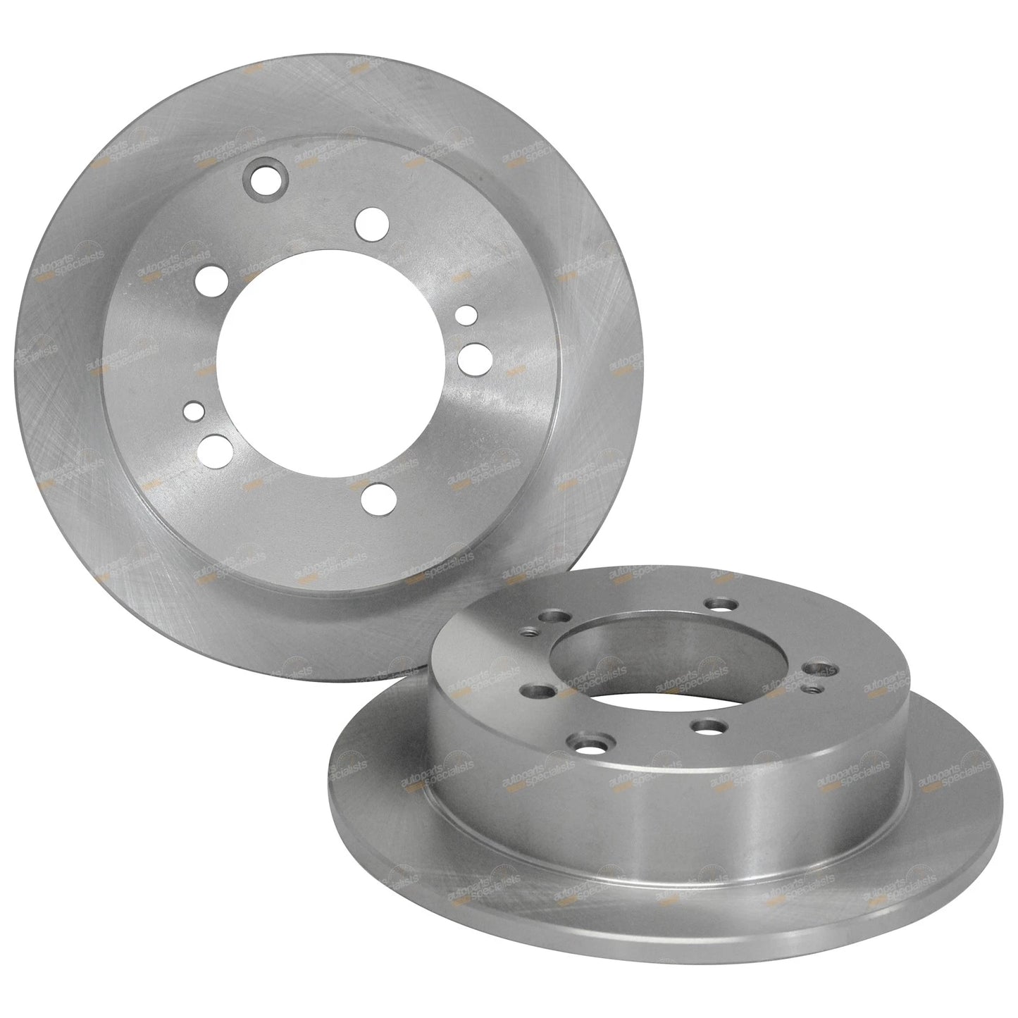 2 Rear Disc Brake Rotors for Mitsubishi Magna (1996-2005)