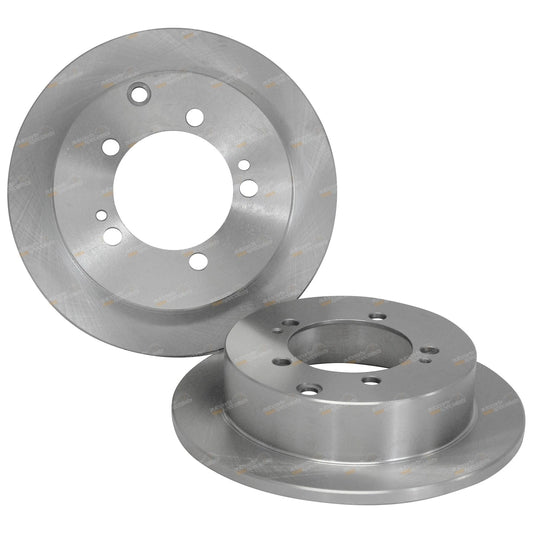 2 Rear Disc Brake Rotors for Mitsubishi Magna (1996-2005)