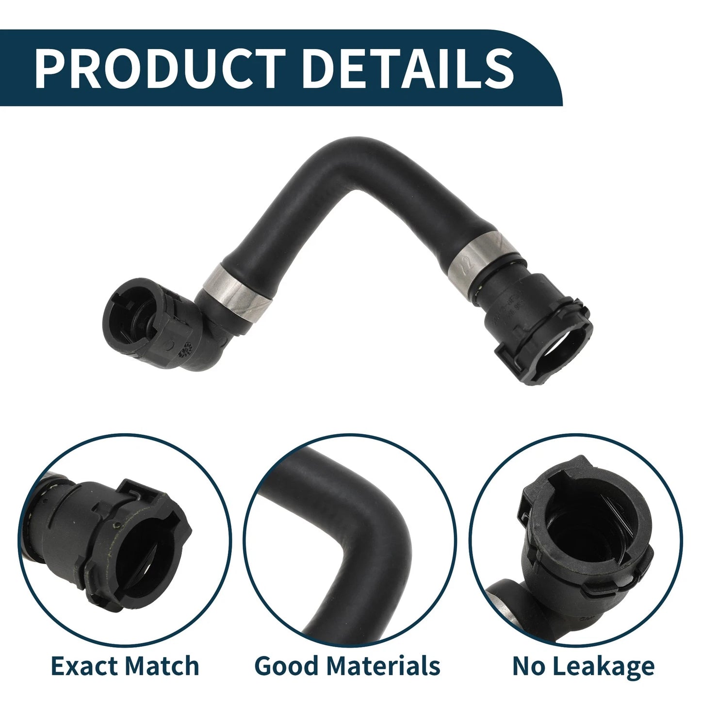 Radiator Hose for BMW 5 Series E39 Cooling Liquid Pipe (1995-2003)