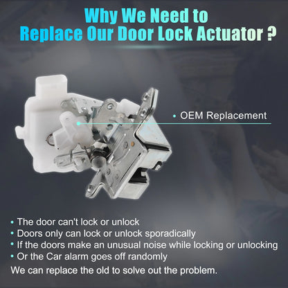 Rear Liftgate Door Lock Actuator Motor for Toyota Matrix (2009-2013)