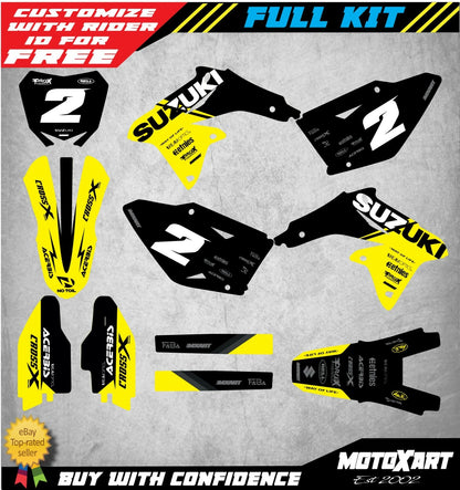 Custom Sticker Kit for Suzuki RMZ 450 Decal (2008-2017)