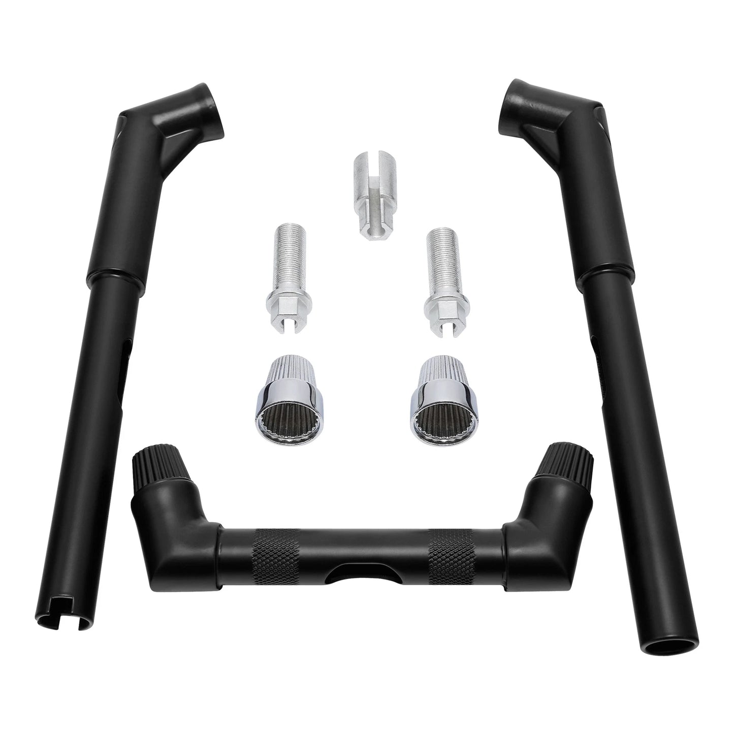 4" Rise 1-1/4" Ape Hanger Handlebar for Harley Dyna Sportster (2004-2023)