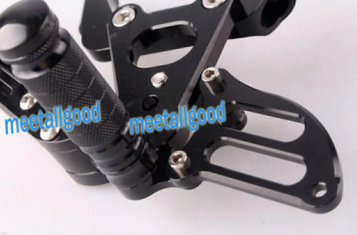 CNC Adjustable Rearsets Foot Pegs for DUCATI 1199 (2012-2014) Black