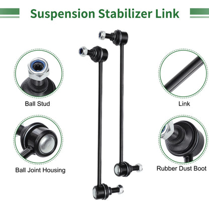 6 x Front Suspension Kit Lower Control Arm for Nissan Pathfinder (2013 - 2019)