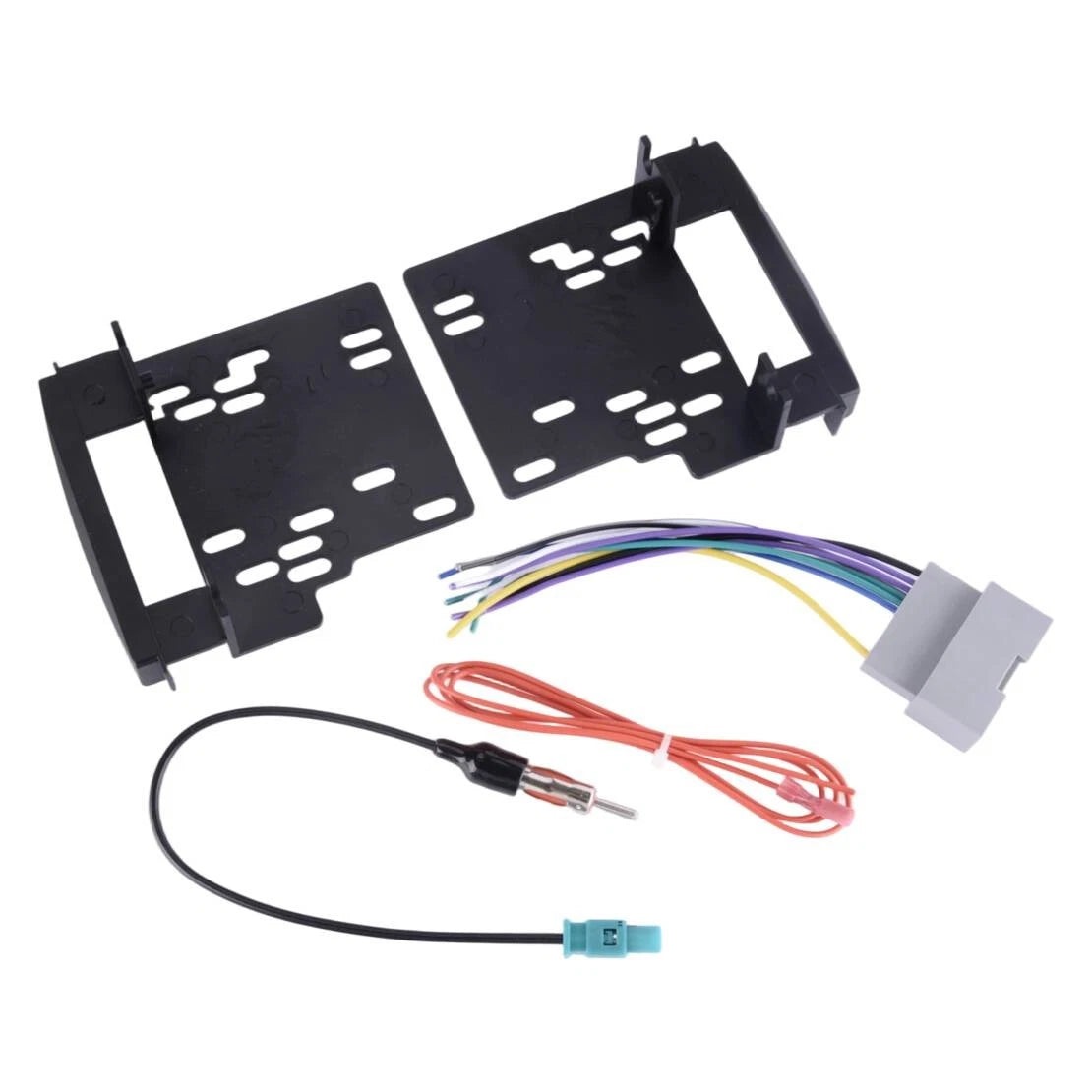 Double 2 Din Mounting Frame Radio Bezel Kit for Dodge Chrysler (2011-2023)