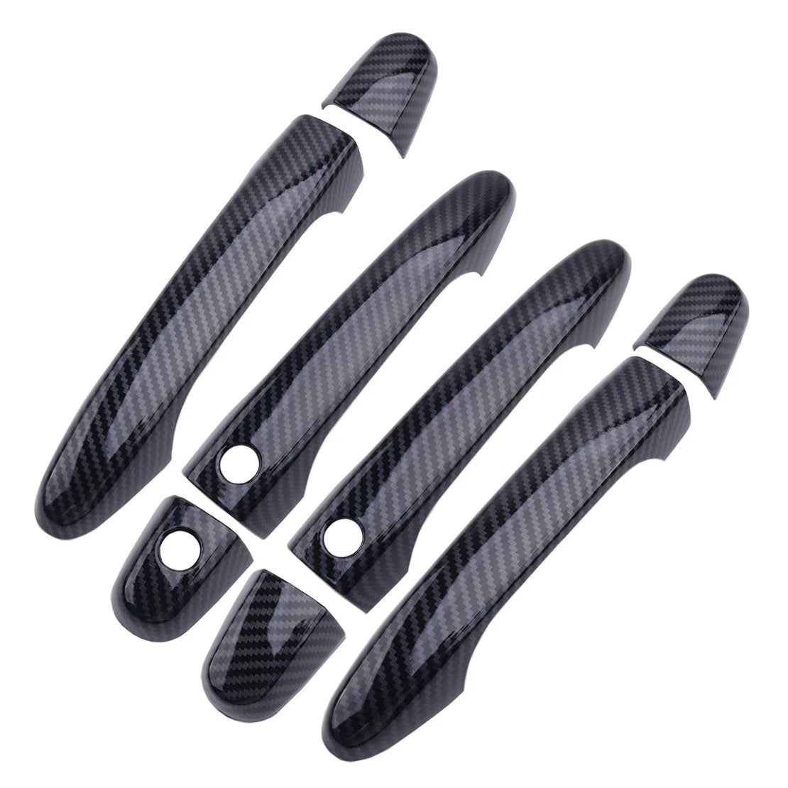 Carbon Fiber Door Handle Trim Covers for Honda CR-V, Civic (2012-2015)