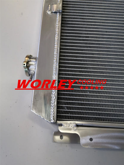 Aluminum Radiator & Fans for Holden Kingswood HQ HJ HX HZ/Torana LH LX V8 (1971-1980)
