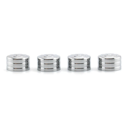4 x Chrome Machined Head Bolt Cover Caps for Triumph T120 Thruxton (2016-2023)