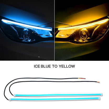 Flexible 30/45/60CM LED Strip Lamp for Car Daytime Running Light ()