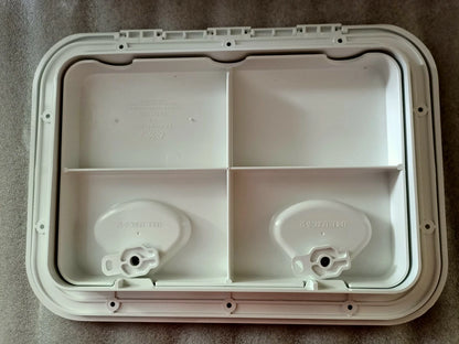 Access Hatch Caravan Boat Marine White 440mm x 315mm Deluxe Made in Italy