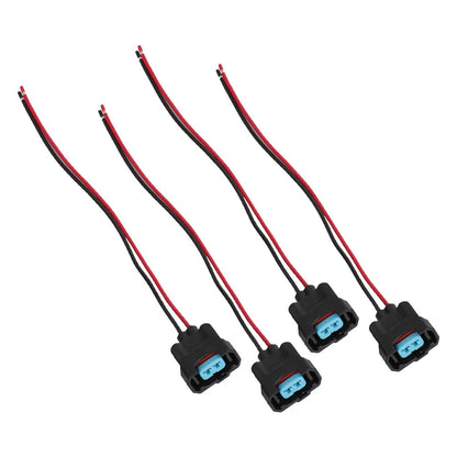 4 x Fuel Injector Connector Pigtails for Honda Accord, Acura, Chevy (2003-2007)