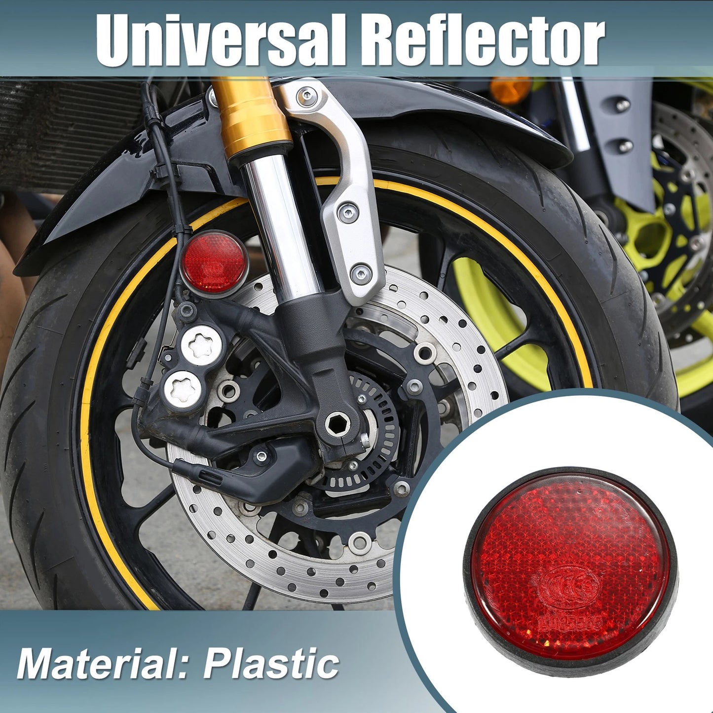 12 pcs Spoke Reflectors with Screws for Universal Motorcycle Bicycle
