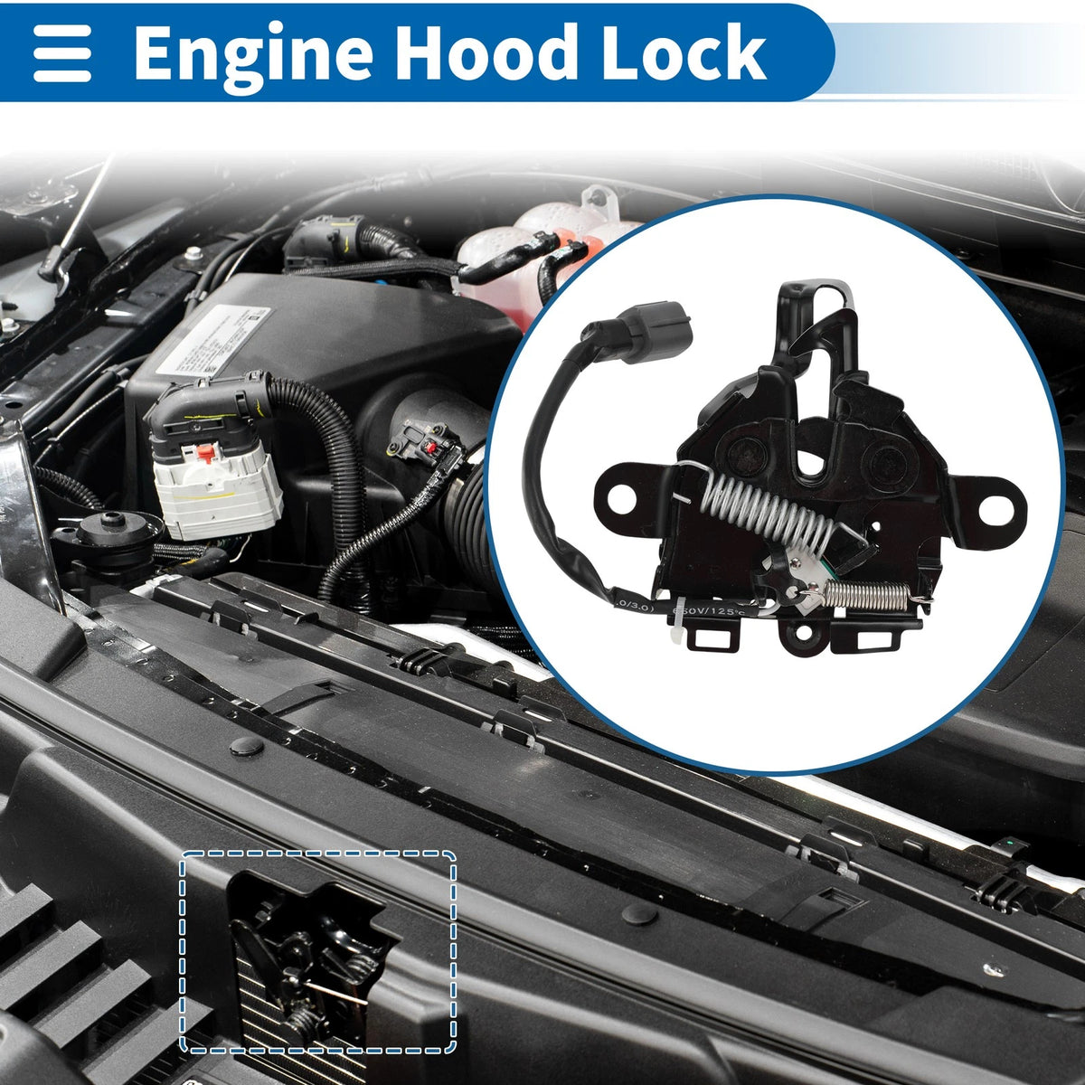 Hood Latch Assembly for Toyota Land Cruiser (2009-2017)