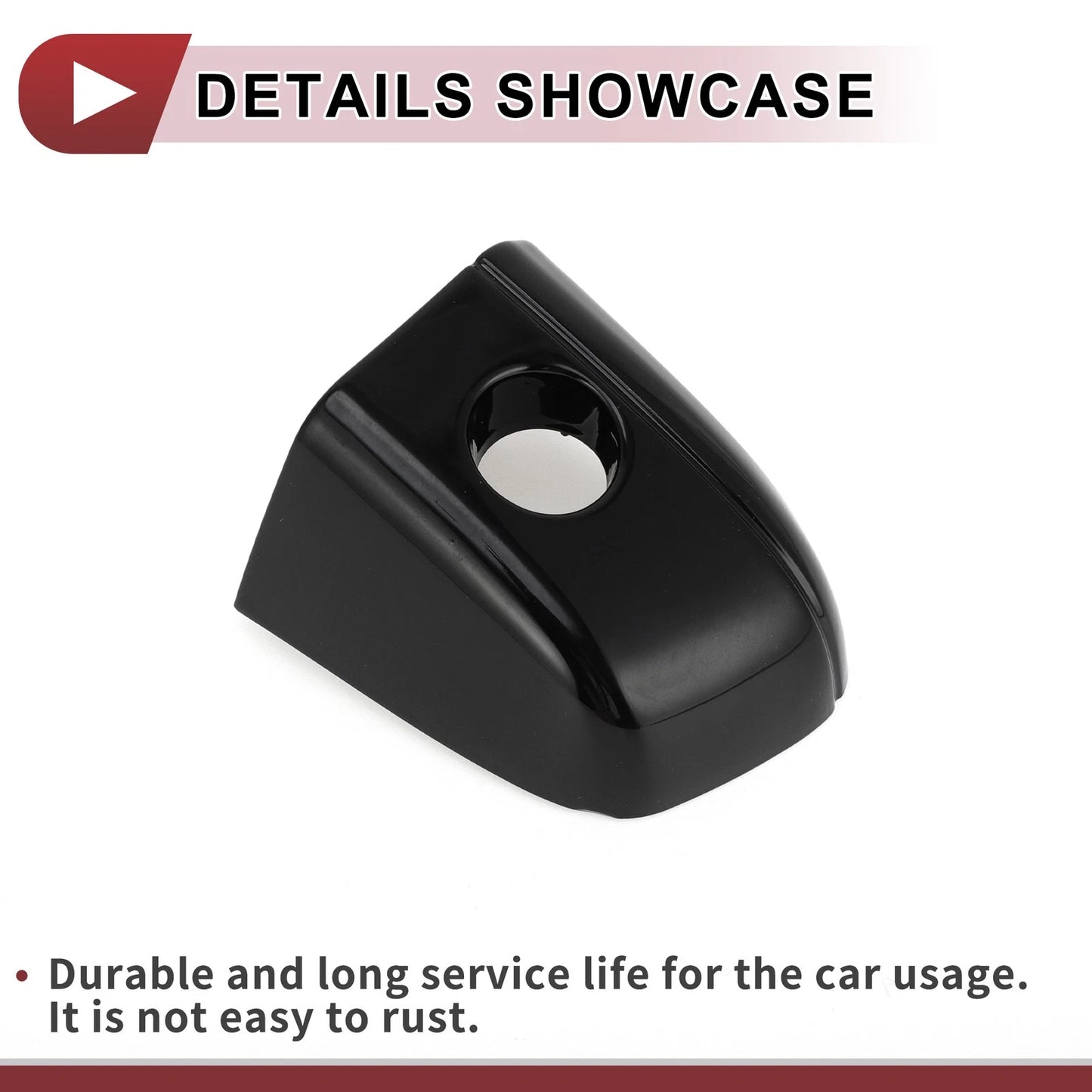 Front Left Door Handle for Honda Accord (2018-2020) Black ABS
