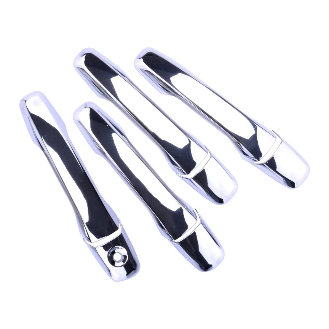 8 Pcs Silver Exterior Door Handle Covers for Ford Explorer (2011-2018)