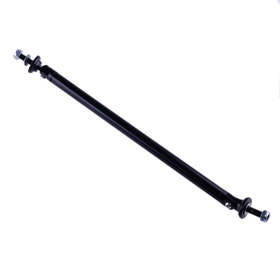 2 x Black 20cm Adjustable Front Bumper Lip Splitter Strut Rod