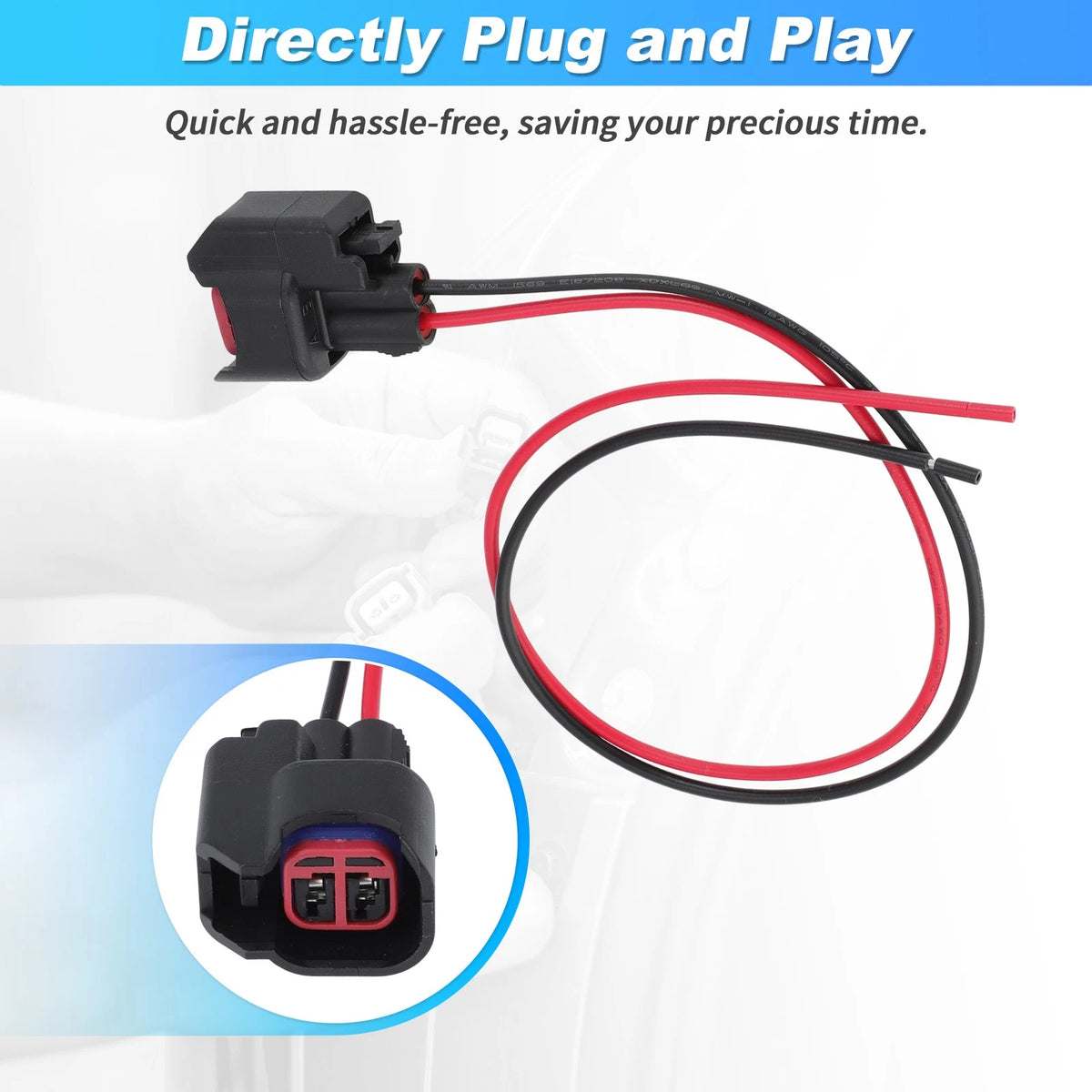 Side Marker Light Bulb Socket Wiring for Ford F-150 F-250 Super Duty (2009-2014)