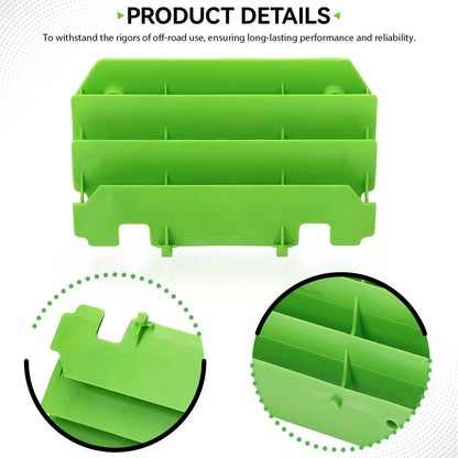 2 x Radiator Guards for Kawasaki KX125/KX250 New Green (1994–2004)