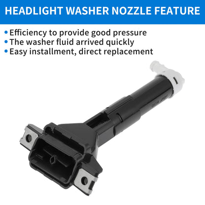 Front Passenger Side Headlight Washer Nozzle for Honda CR-V (2017-2023)