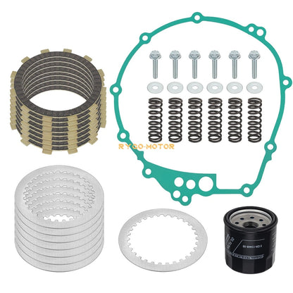 Clutch Friction Steel Plates Springs Gasket for Yamaha R6S (2006–2009)