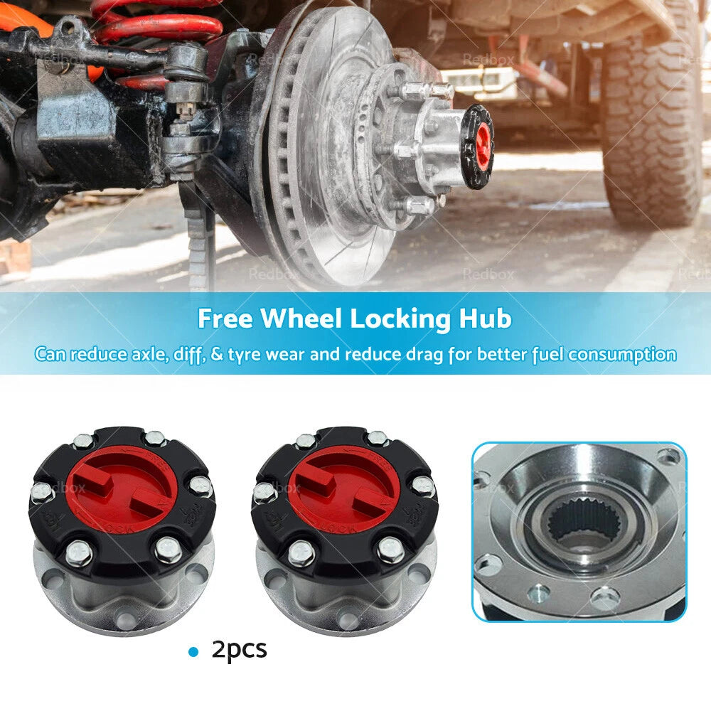 Free Wheel Locking Hubs for Toyota Hilux KZN165 LN167 LN172 (1997-2005)