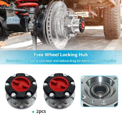 Free Wheel Locking Hubs for Toyota Hilux KZN165 LN167 LN172 (1997-2005)