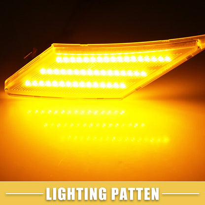 Front LED Side Marker Lights for Scion FR-S (2013-2016) - 2 x Amber Clear
