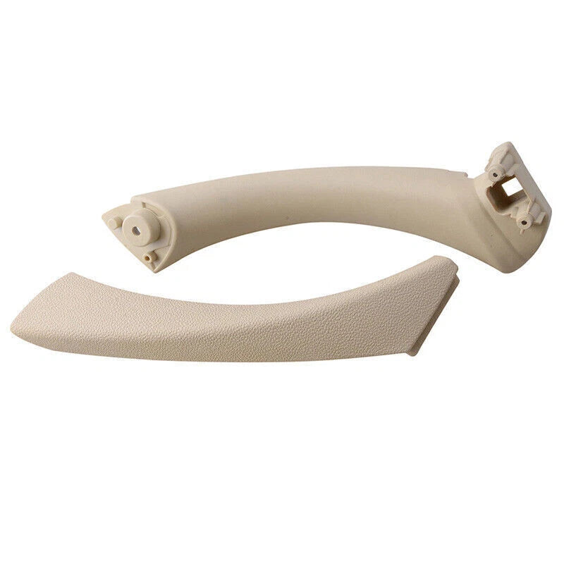 Beige Inner & Outer Door Panel Handle Pull Trim Cover for BMW E90 328i (2007-2013)