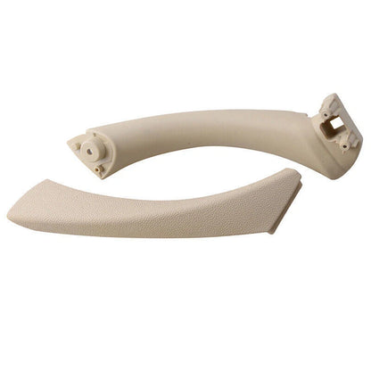 Beige Inner & Outer Door Panel Handle Pull Trim Cover for BMW E90 328i (2007-2013)