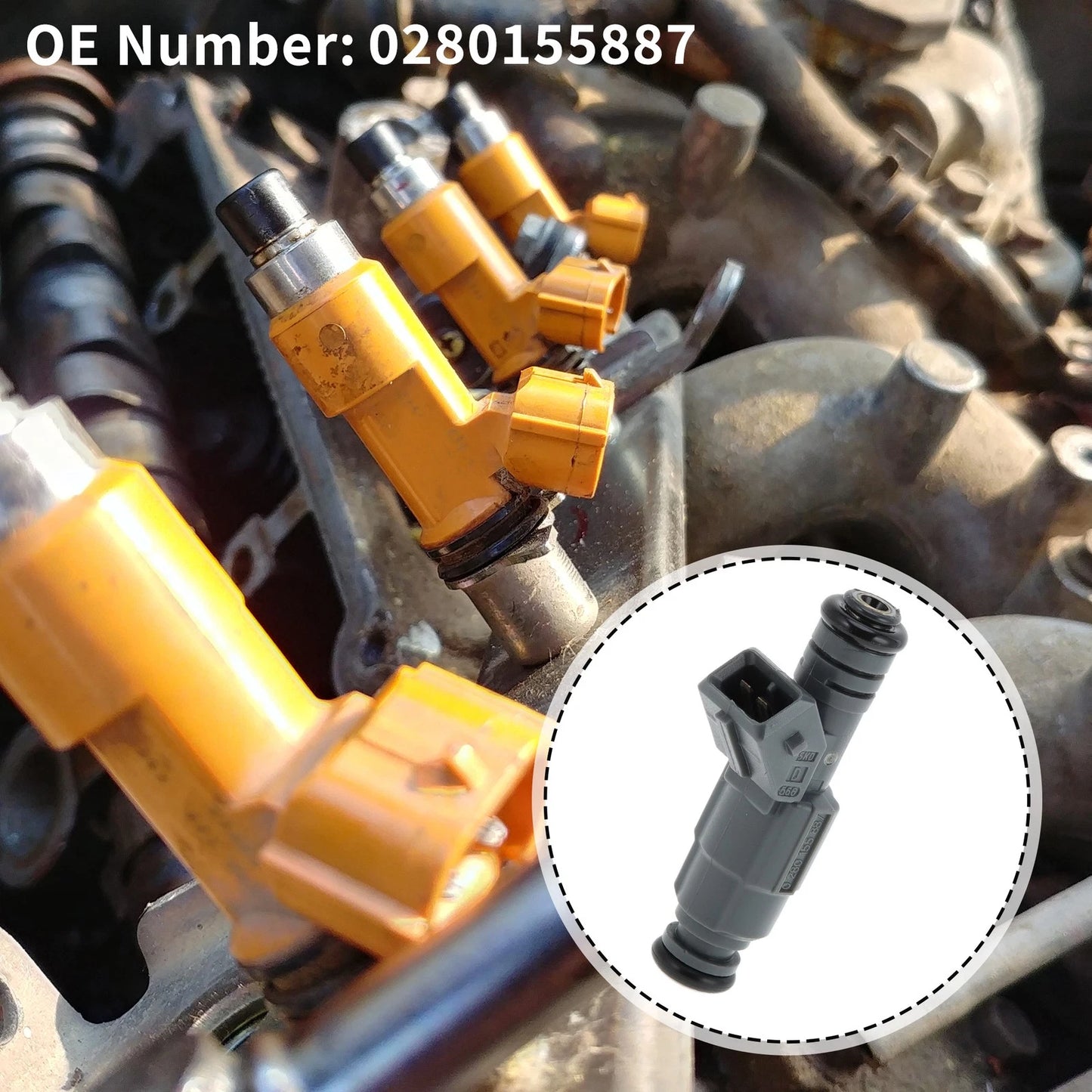 Fuel Injector No.0280155887 for Ford Escape 2.0 (2001-2004)