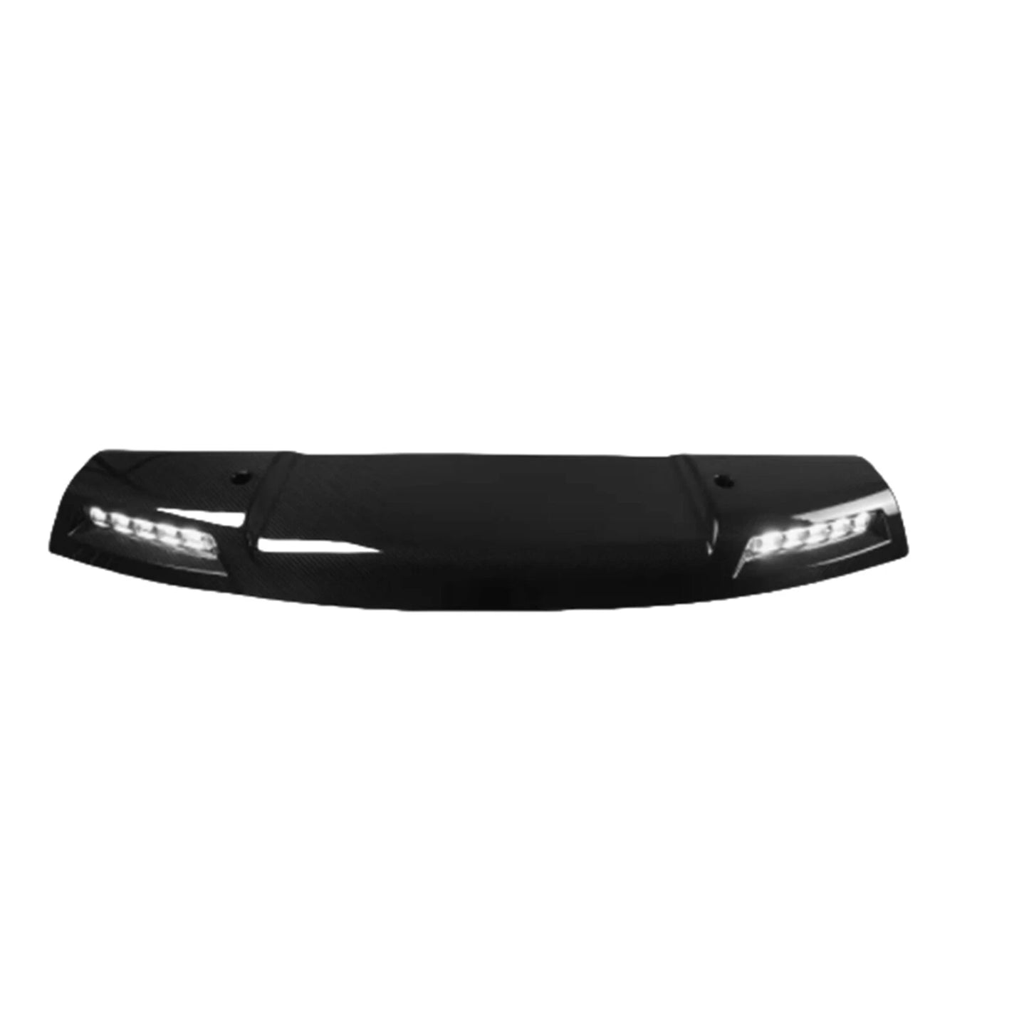 1x Gloss Black Front Top Light Bar for Land Rover Defender 90 110 (20-25)