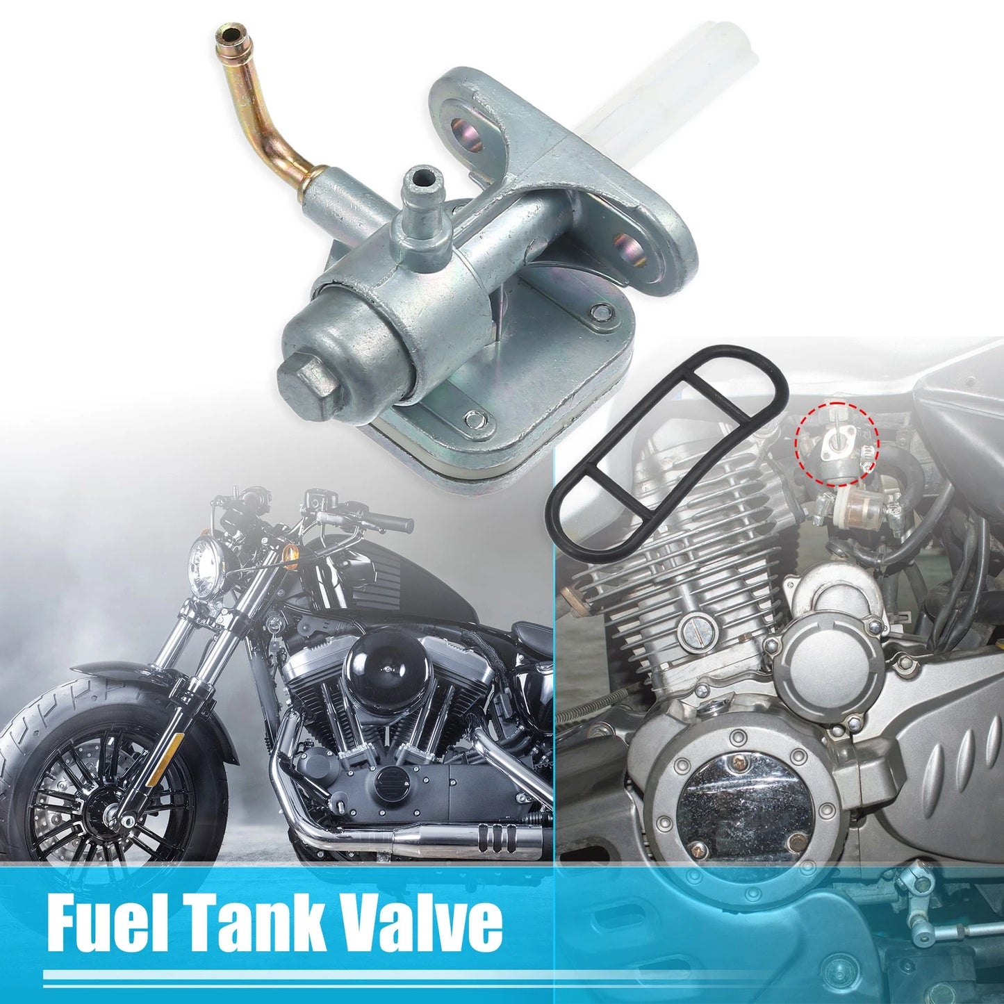 Fuel Valve Petcock Gas Tank Switch for Yamaha Zuma 50 YW50 (2003–2011)