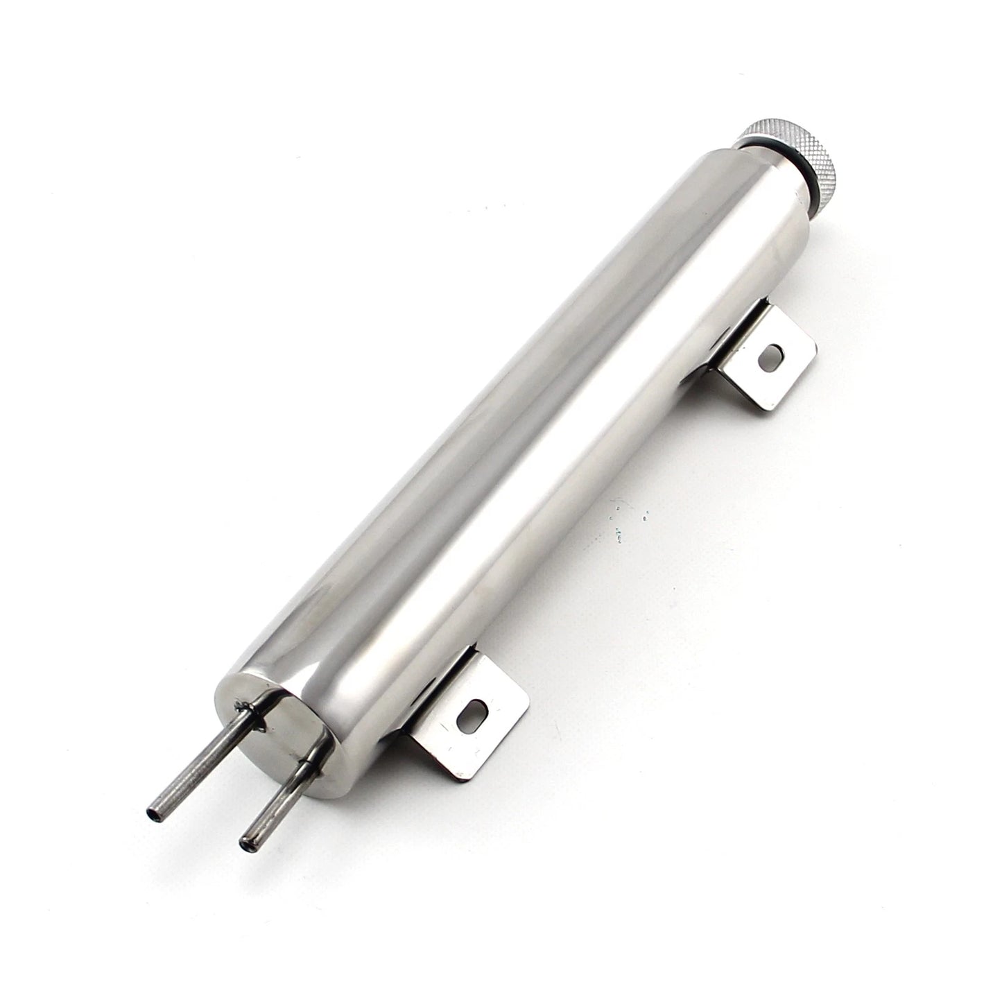 2" x 15" Stainless Steel Overflow Tank with Mounting Bracket for Car Model