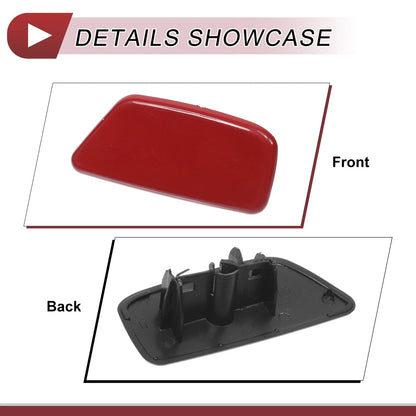 Front Left Washer Nozzle Cover for Subaru Forester (2009-2012) Red
