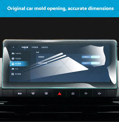 Dash Center Console Tempered Glass Screen Protector for MG MG4 (2023-2025)