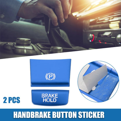 Handbrake Button Stickers with Adhesive Covers for Honda HR-V (2016-2020)